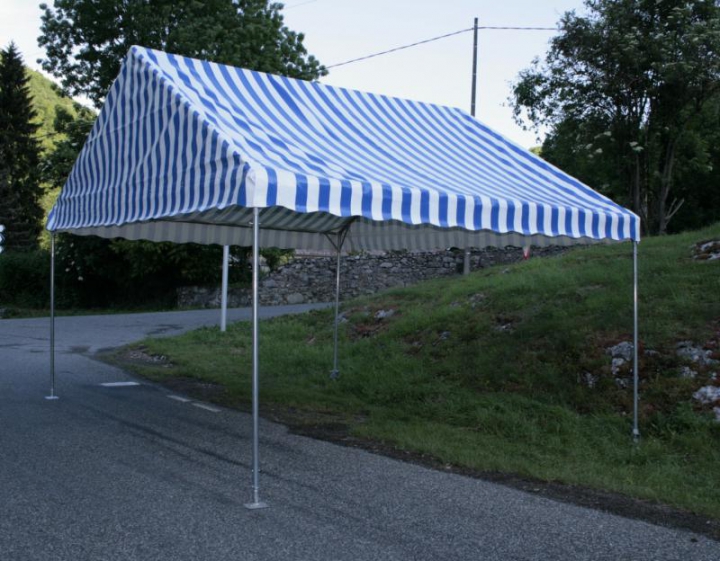 Tente de réception Bosco 5x4m (Ossature + Bâche toit)